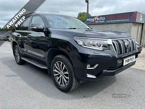 Black Used 2018 Toyota Land Cruiser SUV | £36,995 (Fair price) - Image 1/4