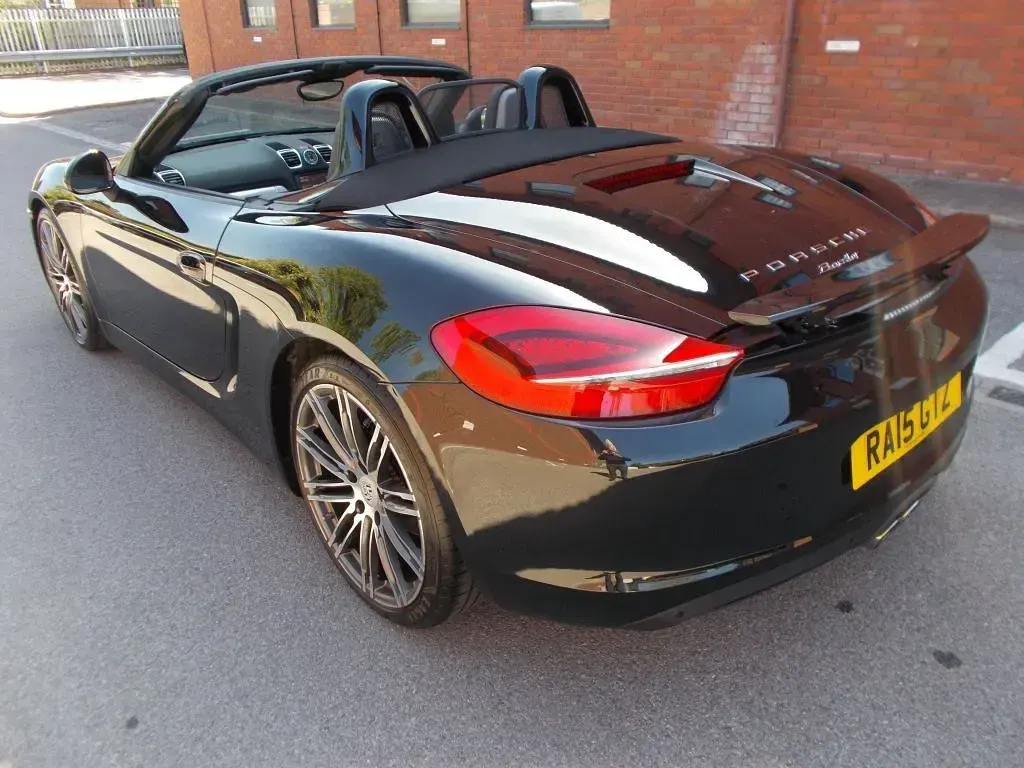 Begagnad Porsche Boxster Black Edition 265 HK (194 kW) 2015 Svart Cab