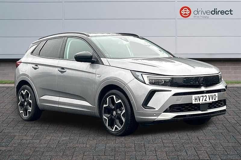 Used Vauxhall Grandland X Ultimate 130 HP (95 kW) 2022 Grey SUV