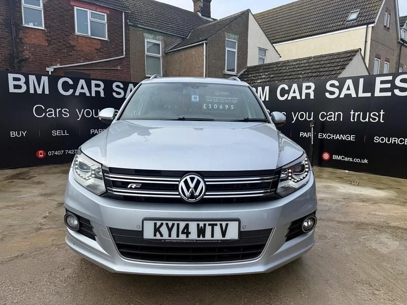 Used VW Tiguan R-line 177 HP (130 kW) 2014 Silver SUV