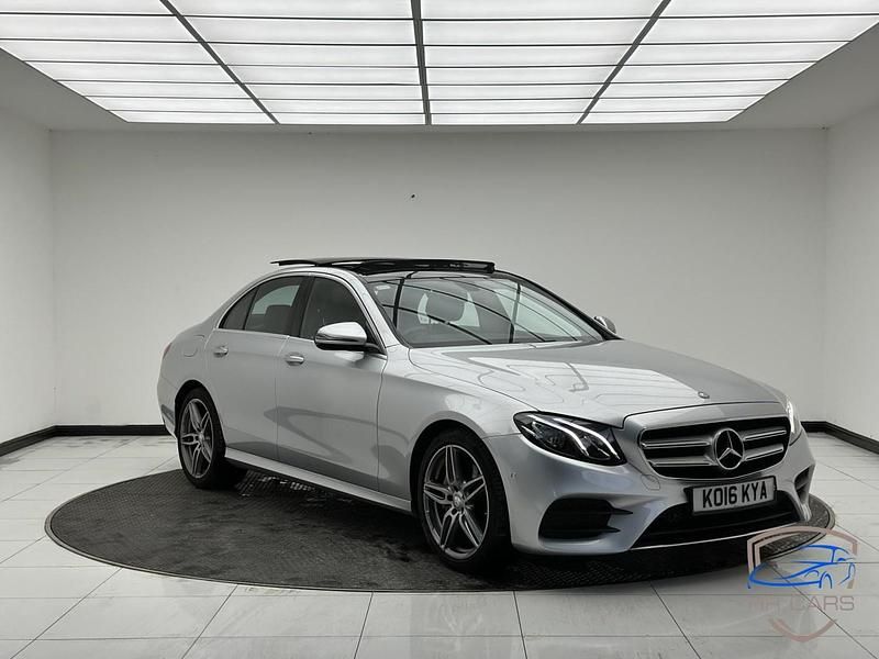 Silver Used 2016 Mercedes E220 AMG line Sedan | £15,495 (Fair price) - Image 1/4
