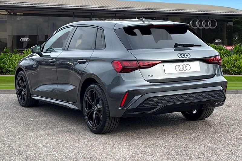New Audi A3 Sportback Black Edition 2026 Grey Hatchback