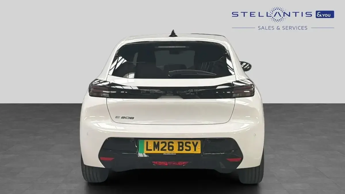 New Peugeot e-208 Allure 98 kW (134 HP) 2026 White Hatchback