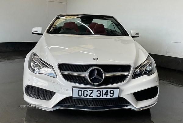 Used Mercedes E200 AMG line 184 HP (135 kW) 2016 White Cabriolet