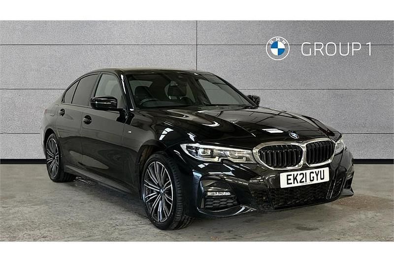 Black Used 2021 BMW 330e M Sport Sedan | £25,250 (Fair price) - Image 1/4