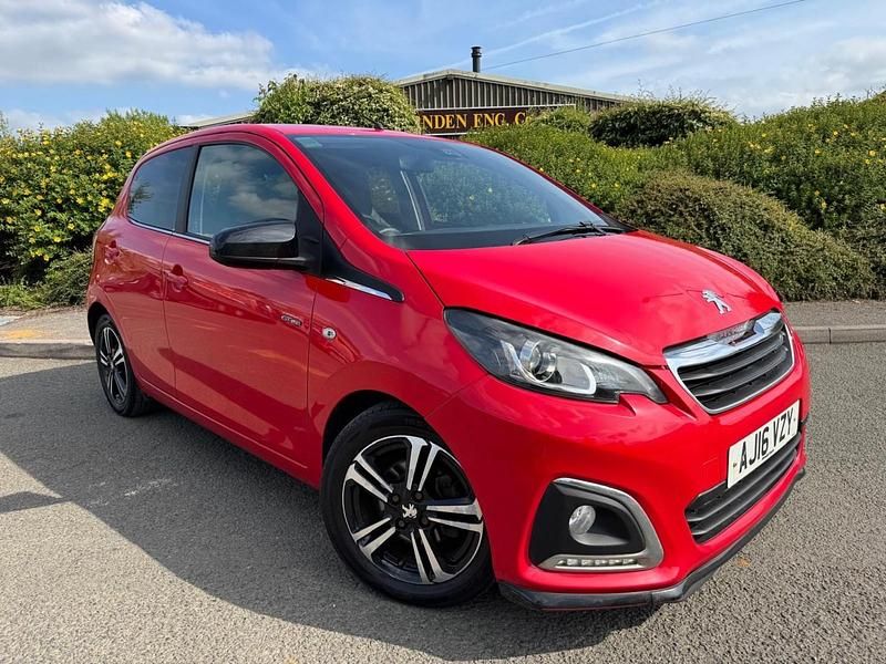 Red Used 2016 Peugeot 108 GT-line Hatchback | £3,499 (Good price) - Image 1/4