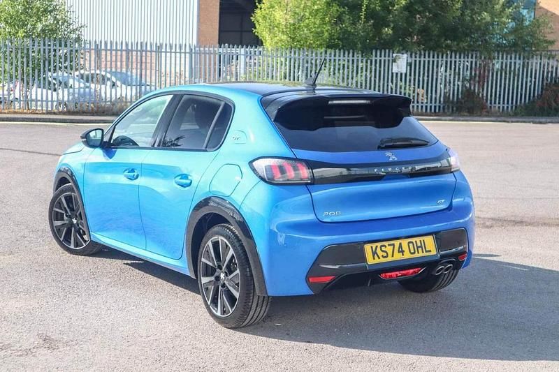 Blue Used 2024 Peugeot 208 GT Hatchback | £18,634 (Fair price) - Image 1/4