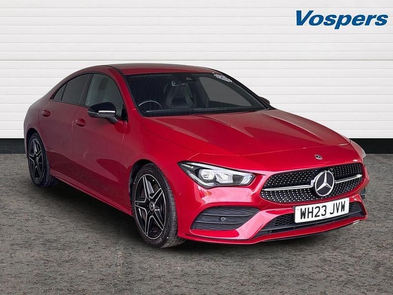 Red Used 2023 Mercedes CLA200 Executive Sedan | £23,995 (Fair price) - Image 1/3