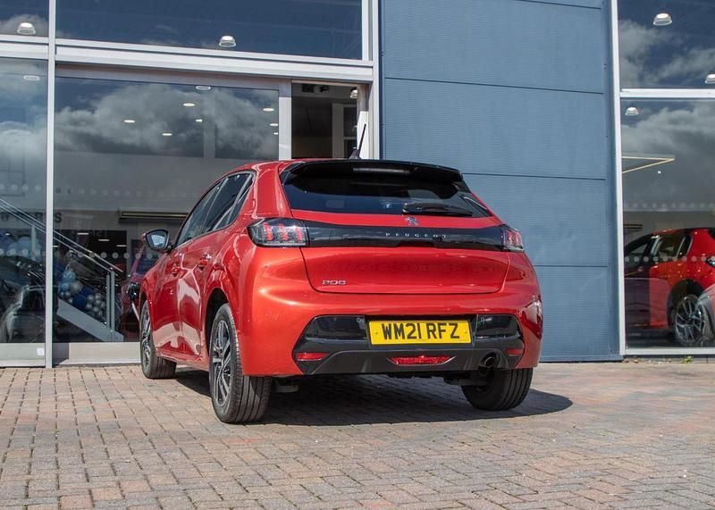 Red Used 2021 Peugeot 208 Allure Hatchback | £12,644 (Fair price) - Image 1/4