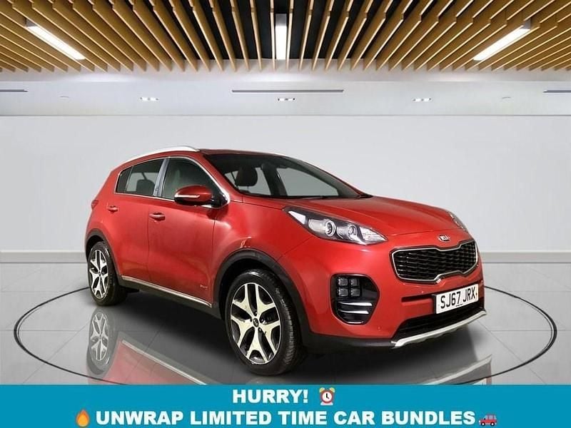 Red Used 2017 Kia Sportage GT-Line SUV | £10,449 (Good price) - Image 1/3