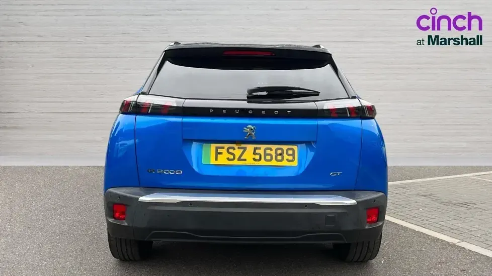 Used Peugeot e-2008 Premium 100 kW (136 HP) 2021 Blue SUV