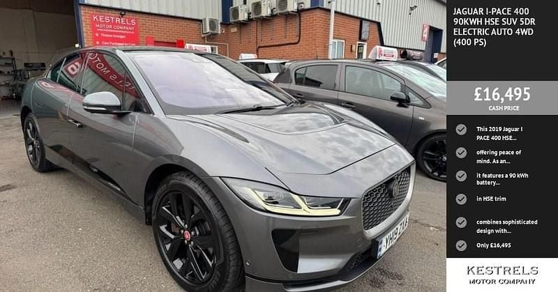 Grey Used 2019 Jaguar I-Pace SUV | £15,995 (Fair price) - Image 1/4