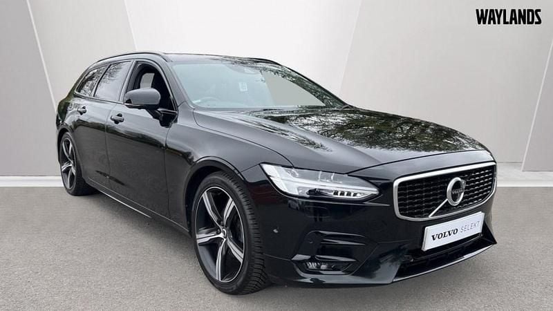 Black Used 2020 Volvo V90 R-Design Estate | £21,753 (Fair price) - Image 1/4