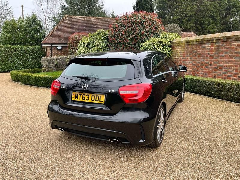 Used Mercedes A180 AMG 109 HP (80 kW) 2013 Black Hatchback