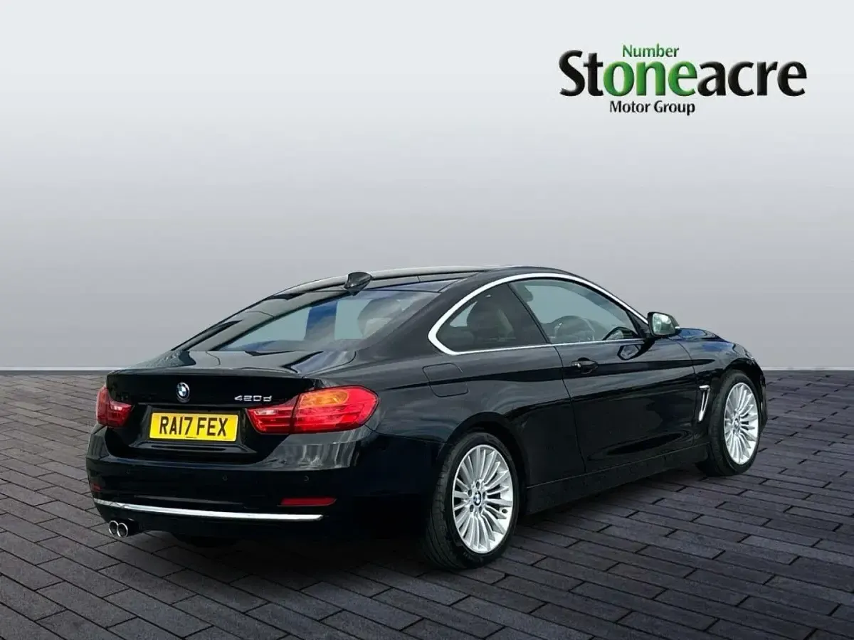 Begagnad BMW 420 Luxury Line 2017 Svart Sportkupé