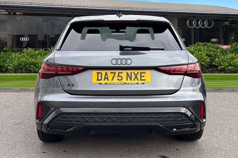 Used Audi A3 Black Edition 150 HP (110 kW) 2025 Grey Hatchback
