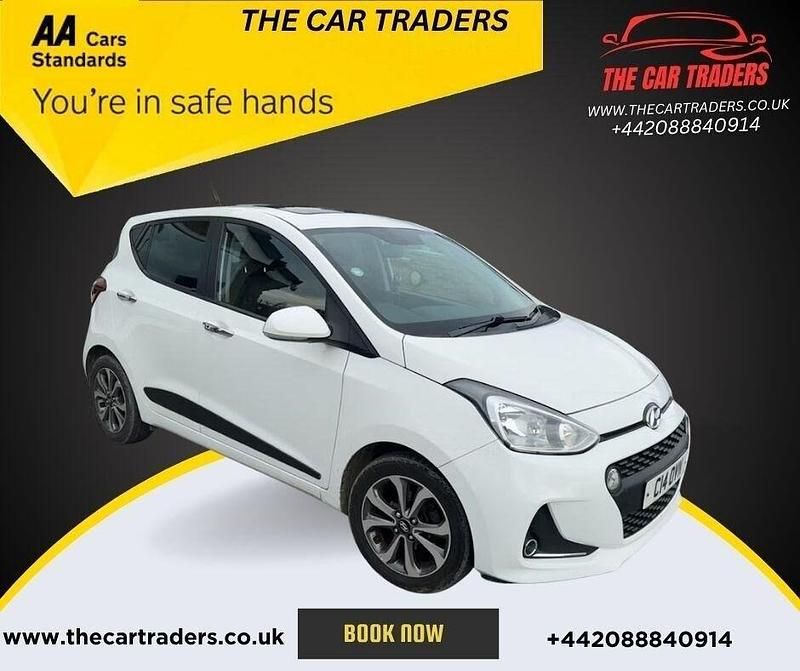 White Used 2018 Hyundai i10 Premium SE Hatchback | £9,988 (Fair price) - Image 1/4