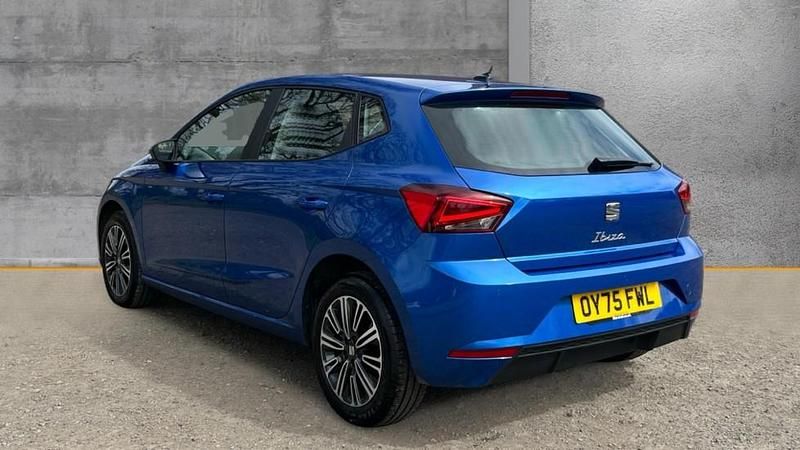 Used Seat Ibiza SE Technology 95 HP (69 kW) 2025 Metallic  sapphire blue Hatchback