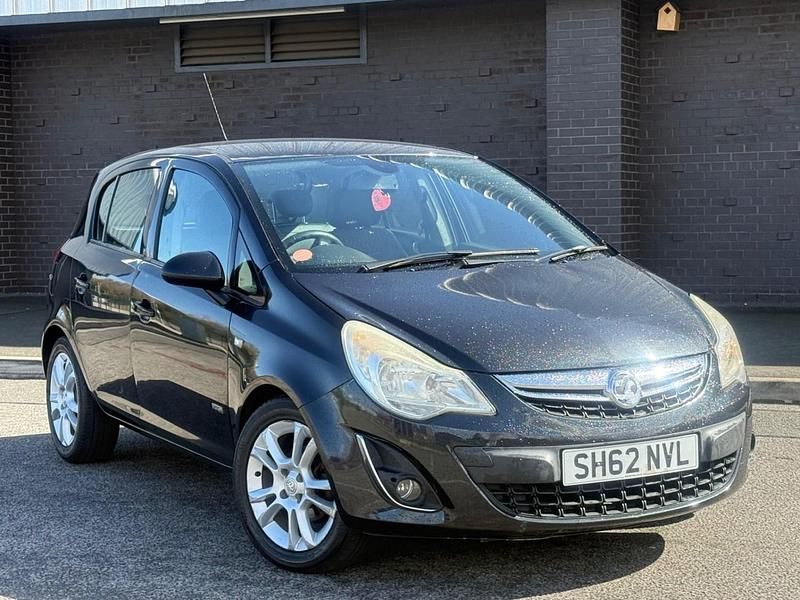 Used Vauxhall Corsa 90 HP (66 kW) 2012 Black Hatchback