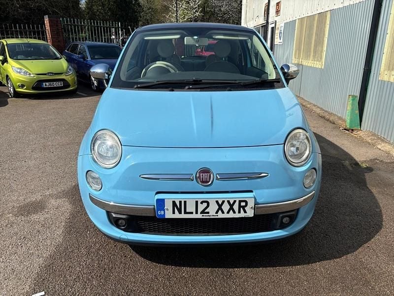 Used Fiat 500 Lounge 69 HP (50 kW) 2012 Blue Hatchback
