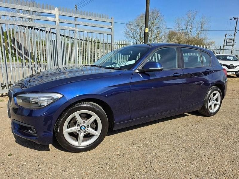 Used BMW 116 Comfort Edition 116 HP (85 kW) 2017 Blue Hatchback