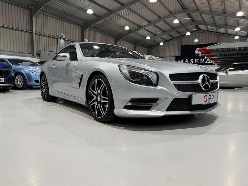 Silver Used 2015 Mercedes SL400 AMG Cabriolet | £26,950 (Good price) - Image 1/4