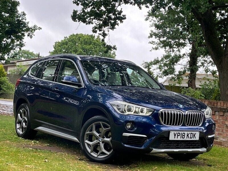 Blue Used 2018 BMW X1 xLine SUV | £14,495 (Fair price) - Image 1/4