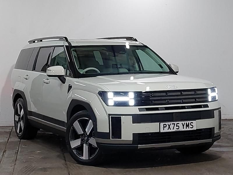 Premium pearlescent cyber sage New 2025 Hyundai Santa Fe Ultimate SUV | £48,998 (Good price) - Image 1/4