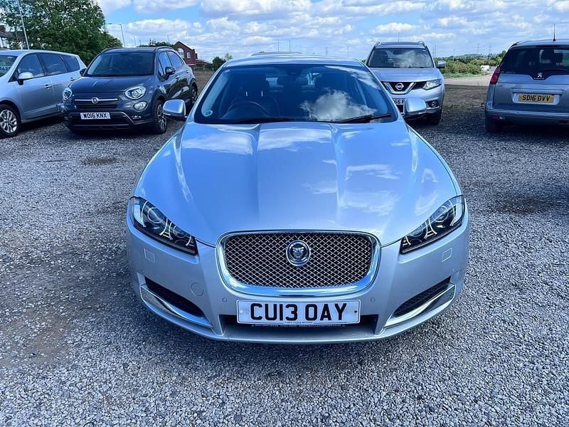 Silver Used 2013 Jaguar XF Luxury Sedan | £5,790 (Fair price) - Image 1/4