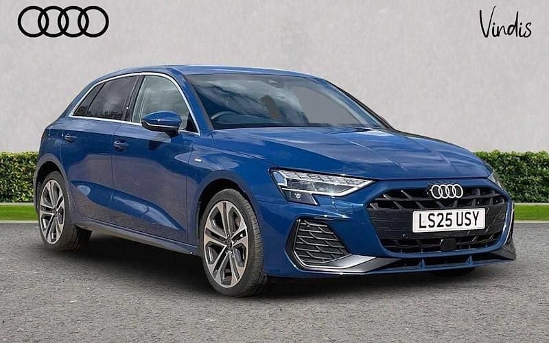 Used 2025 Audi A3 Sportback e-tron S-Line Sedan | £29,017 (Expensive) - Image 1/4
