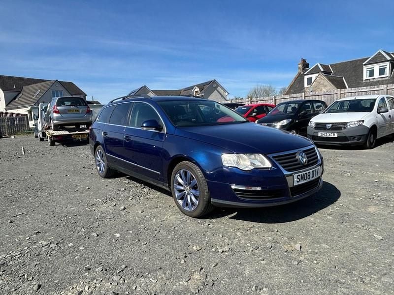 Used VW Passat Highline 105 HP (77 kW) 2008 Blue Estate