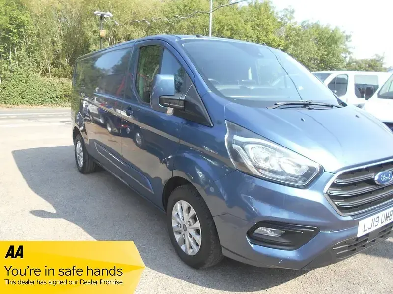 Used Ford Transit Custom Limited 2019 Blue Van