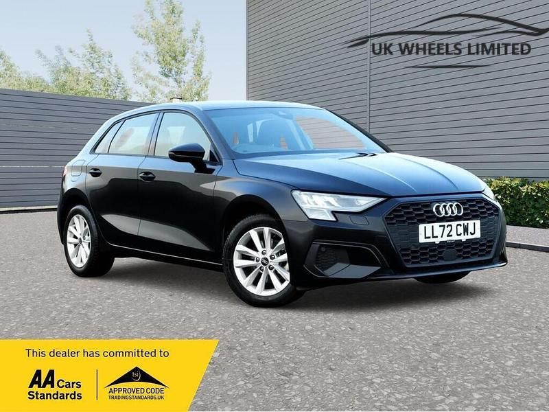 Black Used 2022 Audi A3 Sportback Hatchback | £16,990 (Fair price) - Image 1/3