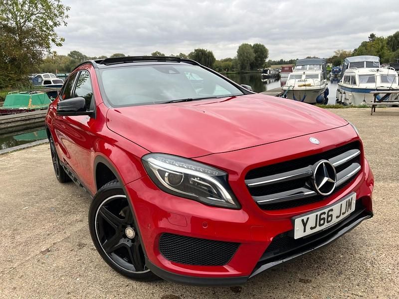 Red Used 2017 Mercedes GLA220 AMG line SUV | £13,995 (Fair price) - Image 1/4