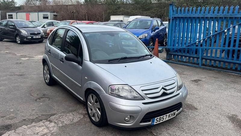 Used Citroën C3 109 HP (80 kW) 2007 Silver Hatchback