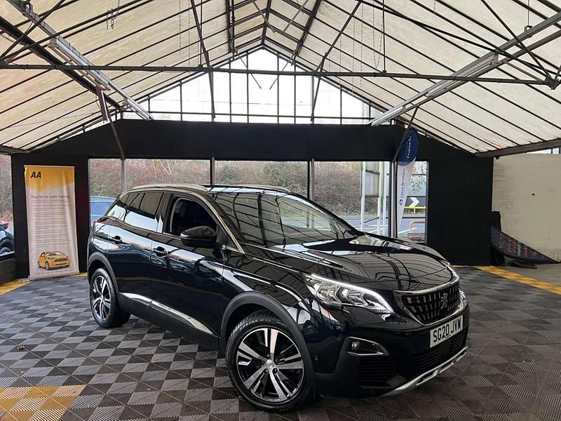 Black Used 2020 Peugeot 3008 Allure SUV | £13,975 (Good price) - Image 1/3