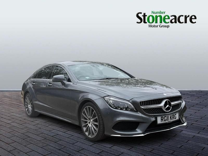 Grey Used 2016 Mercedes CLS220 AMG line Coupe | £10,995 (Good price) - Image 1/2