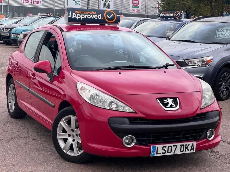 Red Used 2007 Peugeot 207 Sport Hatchback | £2,295 (Good price) - Image 1/3