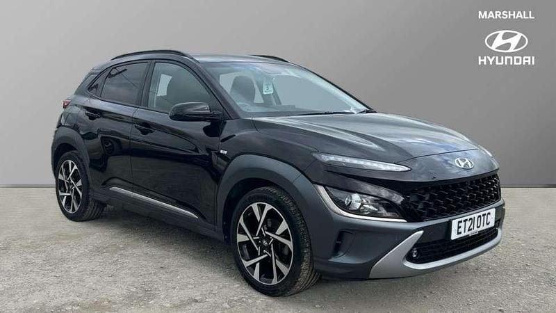 Black Used 2021 Hyundai Kona Premium SUV | £14,050 (Fair price) - Image 1/4
