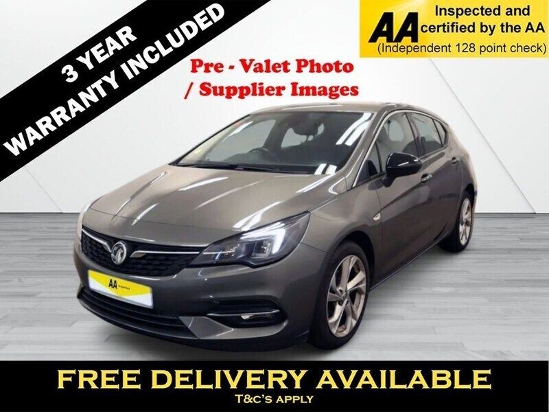 Grey Used 2021 Vauxhall Astra SRi Hatchback | £11,995 (Good price) - Image 1/4
