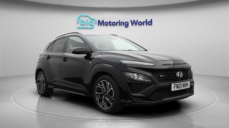 Used Hyundai Kona N Line 120 HP (88 kW) 2021 Black SUV