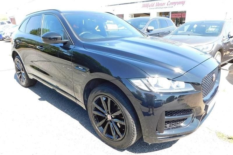 Black Used 2017 Jaguar F-Pace R-Sport SUV | £17,995 (Fair price) - Image 1/1