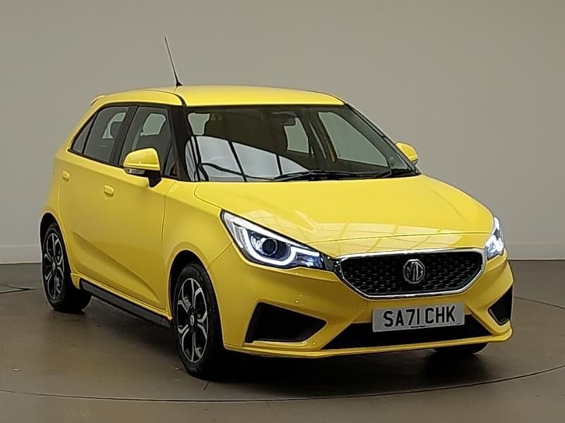 Used MG MG3 Excite 106 HP (77 kW) 2022 Yellow Hatchback