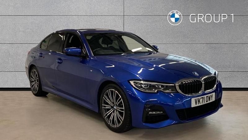 Blue Used 2021 BMW 330 M Sport Sedan | £26,450 (Fair price) - Image 1/4