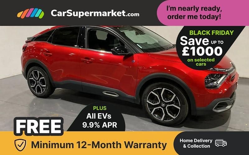 Red Used 2022 Citroën e-C4 Shine Hatchback | £13,697 (Fair price) - Image 1/3