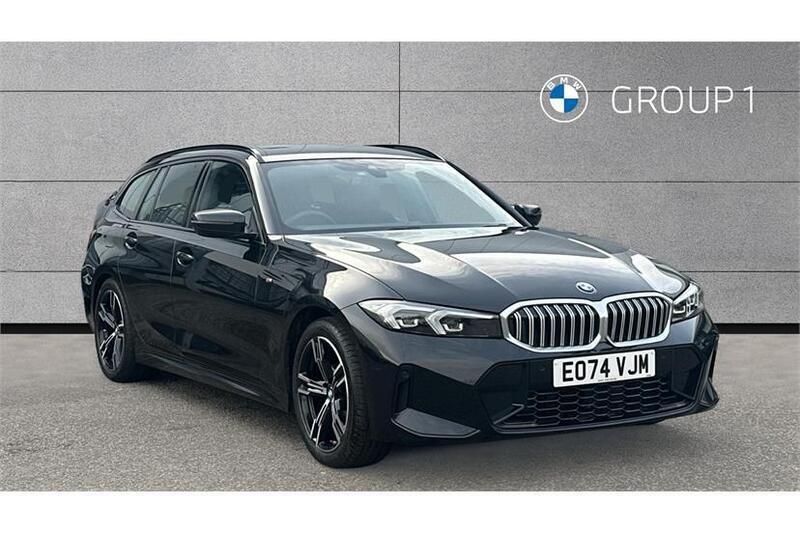 Black Used 2024 BMW 320 M Sport Estate | £33,990 (A bit pricey) - Image 1/4