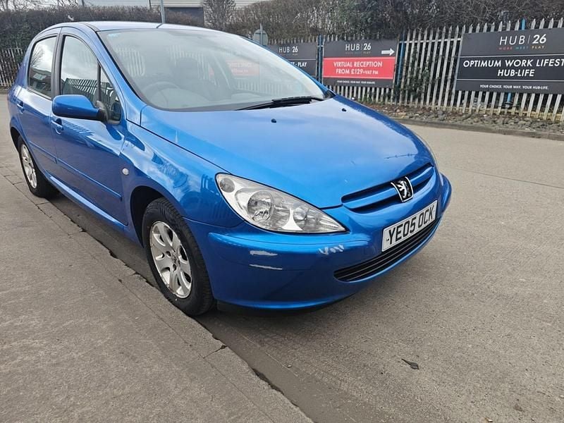 Used Peugeot 307 109 HP (80 kW) 2005 Blue Hatchback