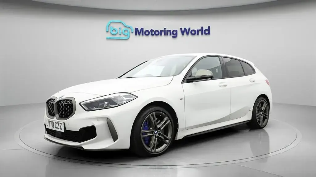 Used BMW M135 306 HP (225 kW) 2021 White Hatchback