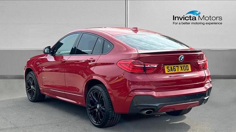 Used BMW X4 M Sport 190 HP (139 kW) 2017 Red SUV