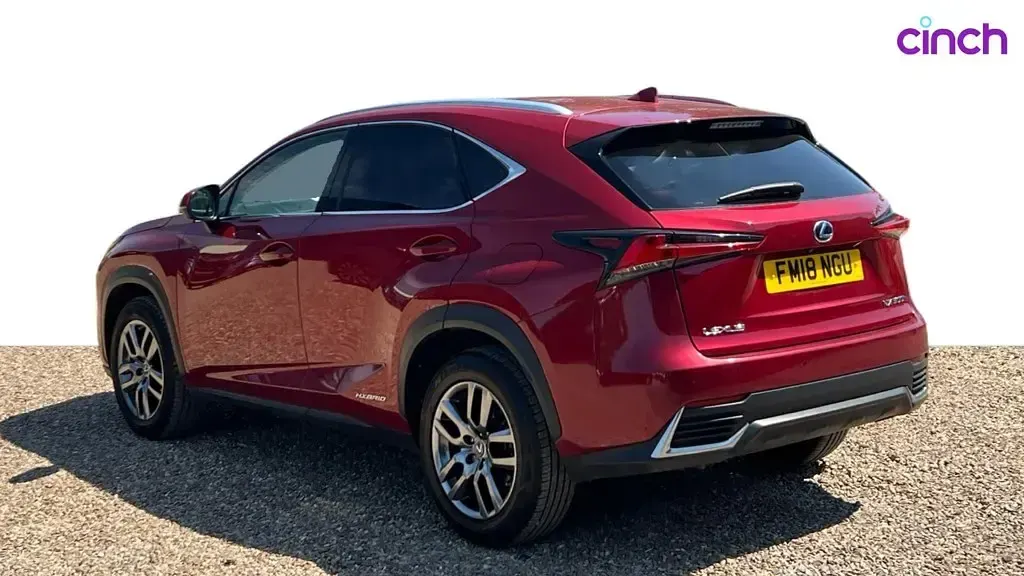 Used Lexus NX300h Luxury Line 194 HP (142 kW) 2018 Red SUV